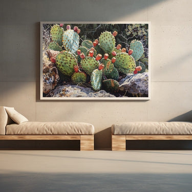 Oil Painting of Cactus